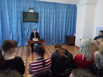 Встреча со студентами Мокшанского техникума
