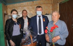 Поздравление ветеранов Тамалинского района